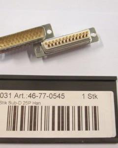 Socket Sub-D 25P Male